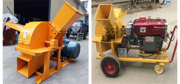 mobile wood crusher